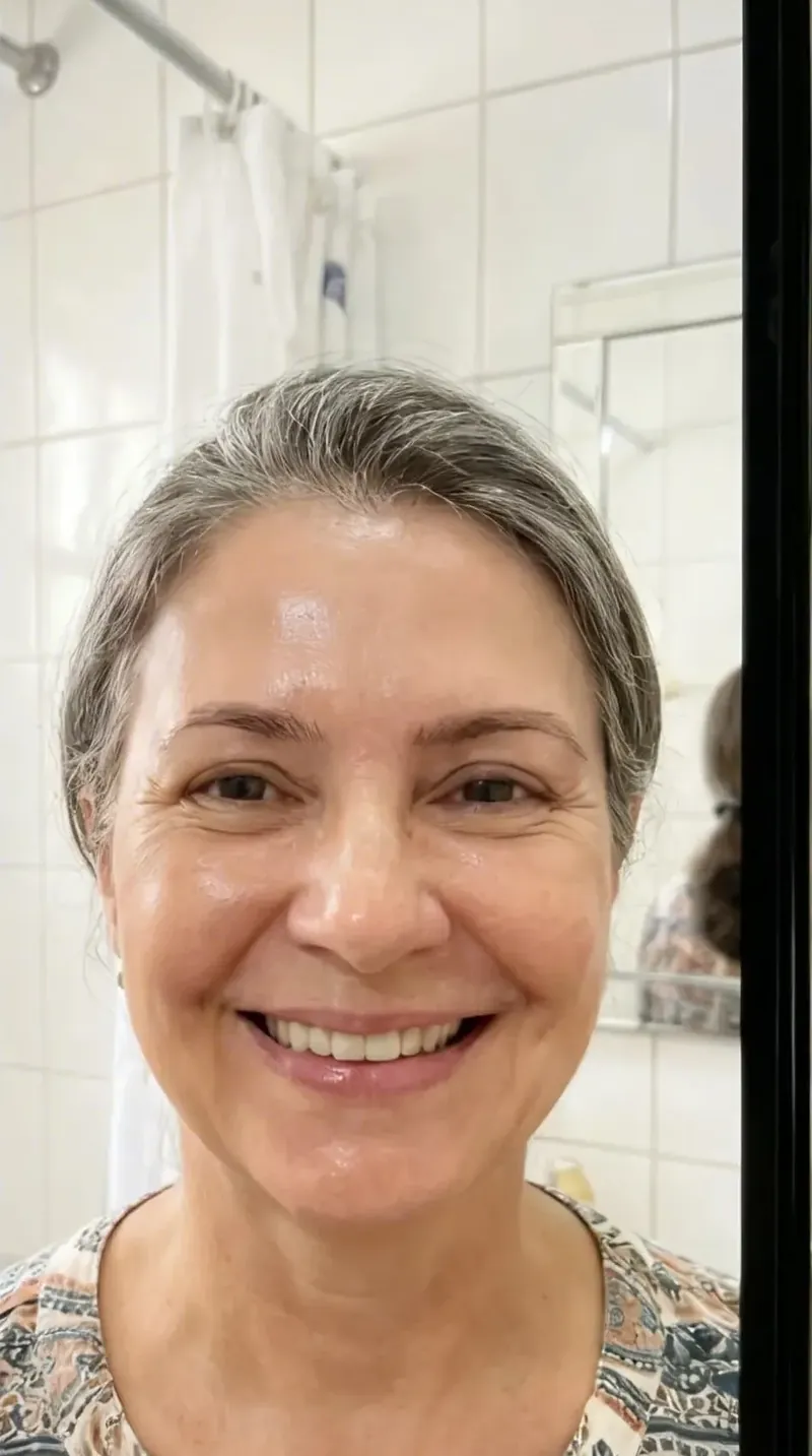 Cliente depois de usar o Vellessa Sérum